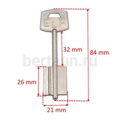 Заг.для ключ. ELP - 2 DV1204 № 310 