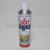 Краска №  1 аэрозоль "LUCKY" 400 мл № 340 т.син.-серая