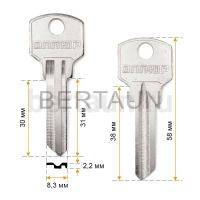 Заг.для ключ. PEN-1 АЛЛЮР Н-270  №719