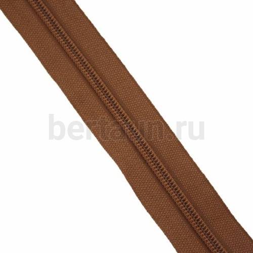 Молния рулонная  №  1  обувная Т7 ИТАЛИЯ BERT  GCC 491 св. корич