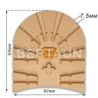 Набойка № 53  BISSELL 618S   ТАНК 7.5 мм женская бежевый KHAKI (5) "желтый логотип"