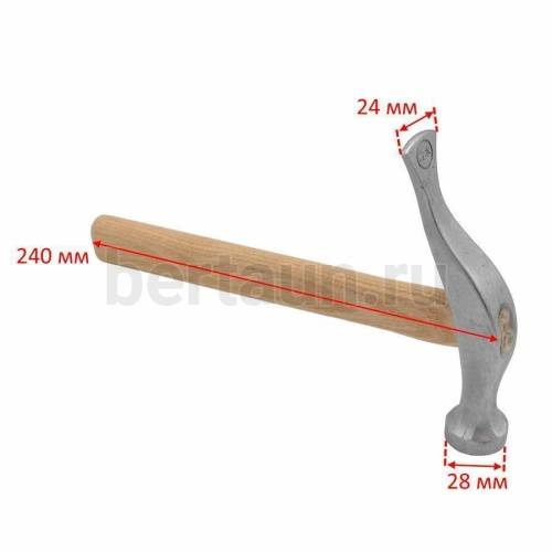 Инстр. №178  Молоток сапожный НЕРЖ. 350 гр24 см большой FK