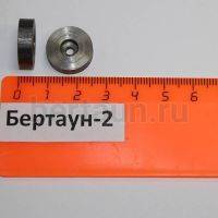 Набойка метал. № 33   точеные стальные круглые D-16 мм.