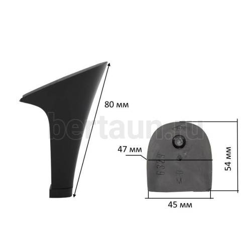 Каблуки №  31 LY 6329 черный матовый(высота  8 см)