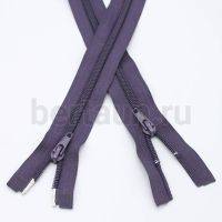 МОЛНИЯ № 99 курточная 2 замка спираль Т7 ПРИБАЛТИКА 100 см т.фиолетовый