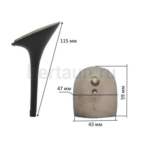 Каблуки № 128к LY 7521 т-кор полос (высота 11,5 см)