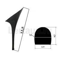 Каблуки №  17 LY 4182 черный лаковый (высота 8 см)