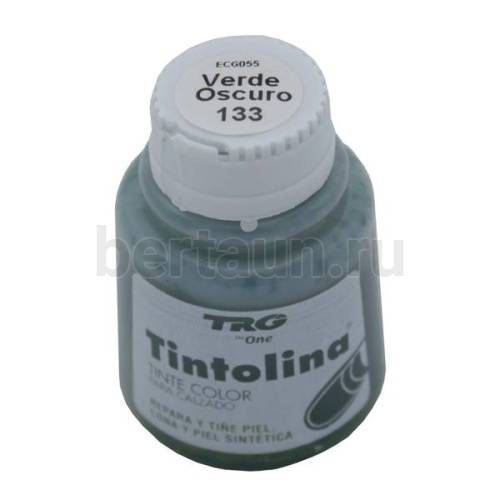 ТРГ №  31 Tintolina краска д/кожи 25 мл тем.зелен  133