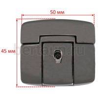 Замок портфельный №167 С155 BERT тем.никель