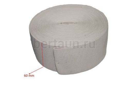Резинка  60 мм башмачная (беж.) Италия ширина 