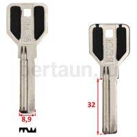 Заг.для ключ. GM 55  MCM-2D/MCM1( MSM) стар. верт. 2 паза 32мм ящ №233