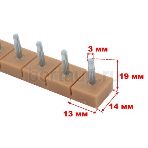 Полоса - штырь №13  ПРИБАЛТИКА (10 пар) УЗКАЯ бежевая