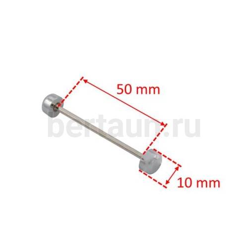 Ручкодержатель №35 штанга-гантелька для сумок 50F мм никель