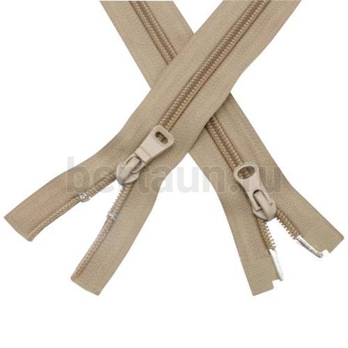 МОЛНИЯ №329  курточная 2 замка спираль Т7 ПРИБАЛТИКА 100 см бежевый (292)