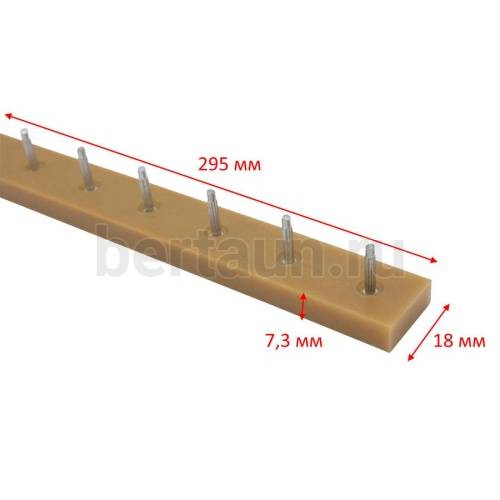 Полоса - штырь № 6  PROFI BASF ТОНКИЙ ШТЫРЬ (7 пар)  бежев.