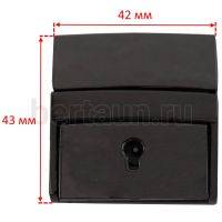 Замок портфельный № 44 C084 BERT/ А 0649 GFM т.никель