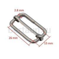 Рамка № 13 сумочная двойная "пятистенка" LT 26 мм никель 10 шт/упак