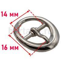 Пряжка  № 19 арт.5520/14мм  "8" литая  никель