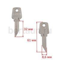 Заг.для ключ. MEZ1D_MEZ1D_Метиз 32мм англ № 494 