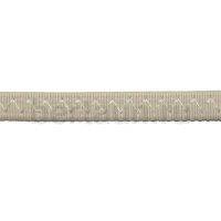 Резинка босоножная в кожаной оплетке  8 мм св.бежевая цв.№ 5  Италия