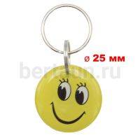 Домофонный ключ заготовка №41  T5577_Смайл УЛЫБКА+ГЛАЗКИ_
