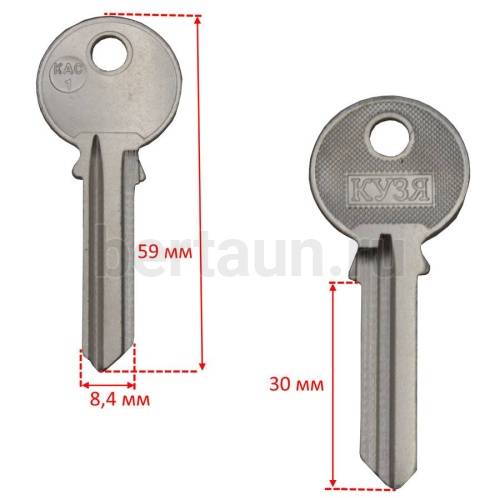 Заг.для ключ. KAC 451D_KSP1D/45S1_RUS1_KSK1_Каспийск англ. пр.(SR XR-1 D)№ 89 
