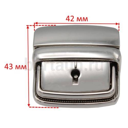 Замок портфельный № 14 C150 BERT /А 0799 LT/0799 GFM никель
