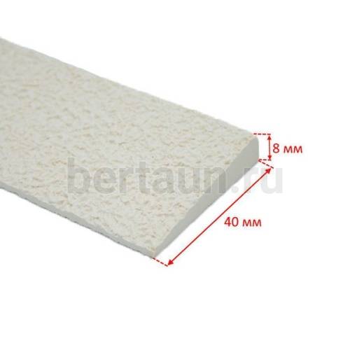 Косяки №11    TOPY CREPE 480*40*8мм узкие белый