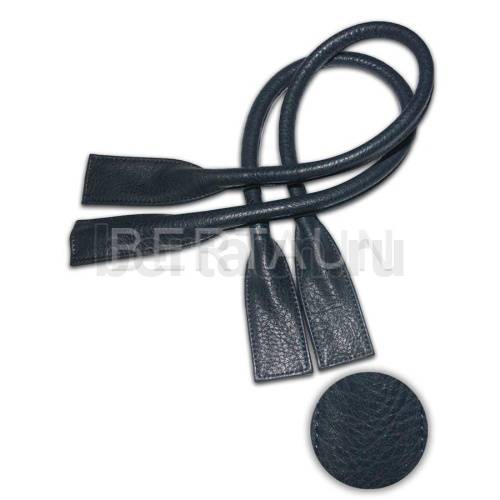 Ручки сумочные готовые 65см № 86 полиурет. синий мат. рефл.