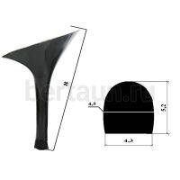 Каблуки № 119 LY 6385 черный лаковый.(высота 8 см)