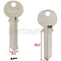 Заг.для ключ. TL 8R _TRI12I_TR8_TL8R_TRC66L_TriCircle англ. №158