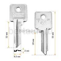 Заг.для ключ. AIZ1_AZP1S_ASU1R_ASP1L_ Айзпуте (H-063)   № 619