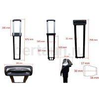 Ручка телескоп. д/чемодана №134  FSD РС4216*28"