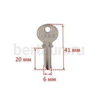 Заг.для ключ. KPAB/H-171 короткий 20мм англ.№540