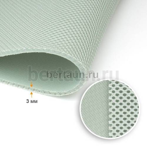 Сетка №29 Air Mesh 260 гр/м.кв 3-х слойная шир. 1,5 м  серая металик  (GREY METALIC )