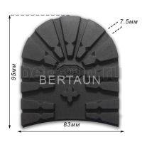 Набойка №120 BISSELL 618S   ТАНК 7.5 мм женская черный BLACK (2)