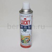 Краска № 21 аэрозоль "LUCKY" 400 мл № 361 св.син.-серая