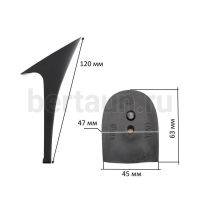 Каблуки №   4 LY 11089 черный  (высота 12 см)