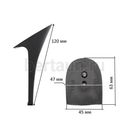 Каблуки №   4 LY 11089 черный  (высота 12 см)