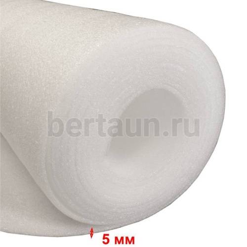 Вомлекс пена, уплотнитель для сумок и чемоданов 05*1005 мм белый (5м/боб)