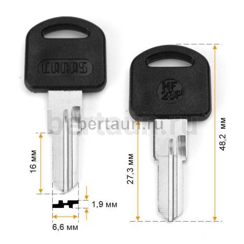 Заг.для ключ. HF-2SP  CANAS  почт. англ № 666