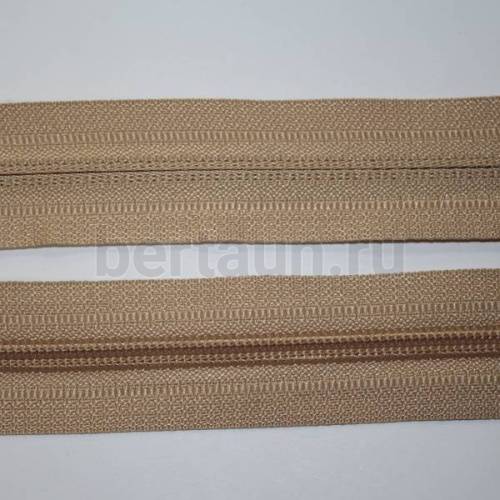 Молния рулонная  № 30 обувная Т7 ИТАЛИЯ  (S892) GCC 296 темно-бежевая