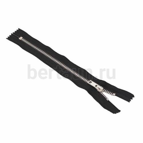 МОЛНИЯ №175 МЕТАЛЛ Т4 ДЖИНСОВАЯ     никель 18 см BERT