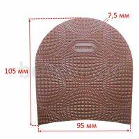 Набойка №  64 ANNA (SPIDER) № 4 коричневая. (160)