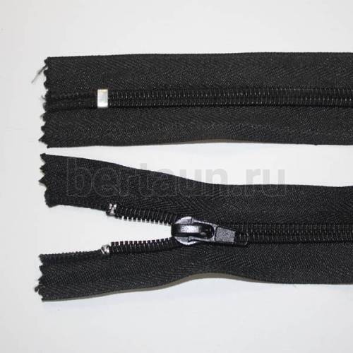 МОЛНИЯ №220 обувная спираль Т7-С 30 см. черная