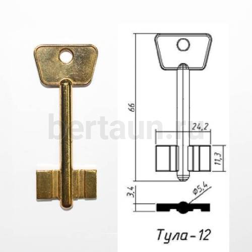 Заг.для ключ. ТУЛА - 12   DV-1199   № 44 