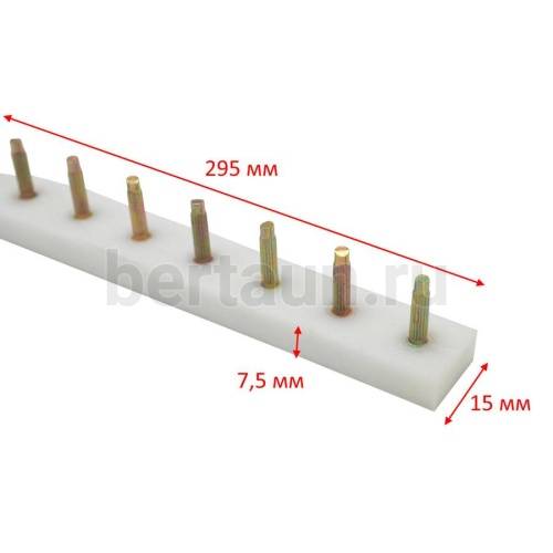 Полоса - штырь № 7  BASF № 1 (10 пар) белая