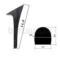 Каблуки № 128к LY 8165 черный лаковый (высота 11.5 см)