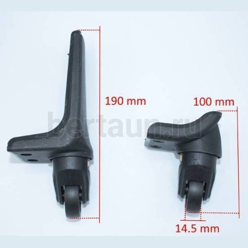 Колесо №106 д/чемодана СЪЕМНЫЕ  FK 14# (комплект из 4шт)