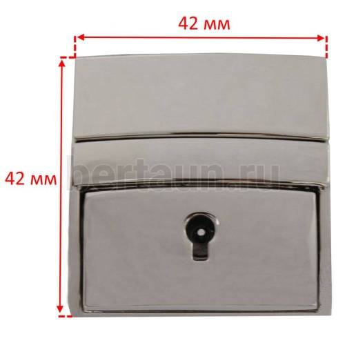 Замок портфельный №171 С084 BERT никель